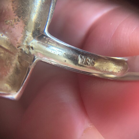 Sterling SETA Signet Ring - Picture 3 of 7